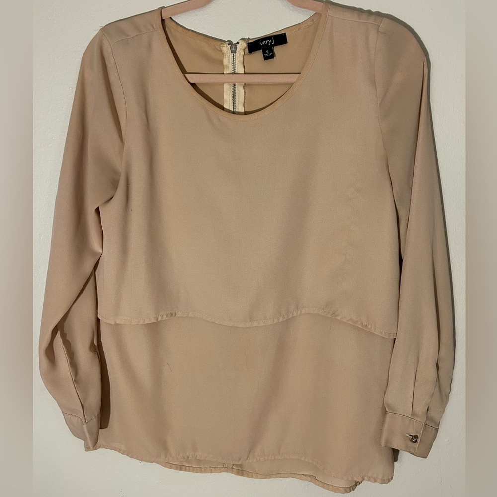 Tan Blouse